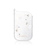 IQOS用ラッピングデコレーションケース フラワー ホワイト EL-iq02-dc