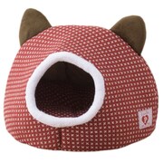 2016 やわらかプチハウス レッド [ペットベッド 猫ベッド 秋冬ベッド]