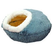 ニャンともねこ穴 ブルーローズ [ペットベッド 猫ベッド 秋冬ベッド]