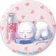 銀魂 ギン猫シリーズ 缶バッジ C.イチゴミルク [直径約56mm]