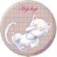 銀魂 ギン猫シリーズ 缶バッジ E.ほじほじ [直径約56mm]