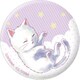 銀魂 ギン猫シリーズ 缶バッジ H.おやすみ [直径約56mm]