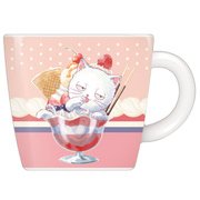 銀魂 ギン猫シリーズ マグカップ 1.いちごのカフェ [約直径95×H86mm]