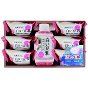 SWG-15 白い豆乳ボディソープセット 石鹸6個＋ボディソープ1本