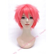 コスペディアウィッグ ツンツンショート サーモンピンク