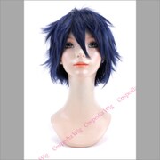 コスペディアウィッグ ツンツンショート ブルーブラック