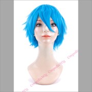 コスペディアウィッグ ツンツンショート セルリアンブルー