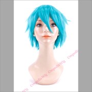 コスペディアウィッグ ツンツンショート エメラルドグリーン