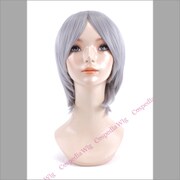 コスペディアウィッグ シンプルショート ストーンシルバー