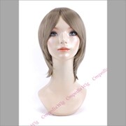 コスペディアウィッグ シンプルショート マットシルバー