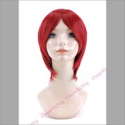 コスペディアウィッグ シンプルショート ルビーレッド