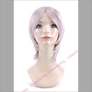 コスペディアウィッグ シンプルショート ピンクホワイト