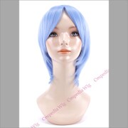 コスペディアウィッグ シンプルショート パールブルー