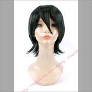 コスペディアウィッグ アレンジショート グリーンブラック