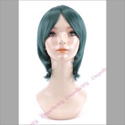 コスペディアウィッグ シンプルショート ジャングルグリーン