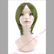 コスペディアウィッグ シンプルショート エバーグリーン