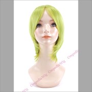 コスペディアウィッグ シンプルショート シトロングリーン
