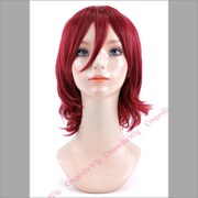 コスペディアウィッグ アレンジウェーブ ボルドー