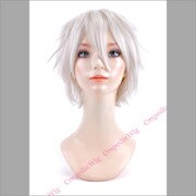 コスペディアウィッグ ツンツンショート アッシュシルバー