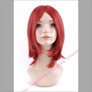 コスペディアウィッグ シンプルボブ カーマイン
