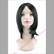 コスペディアウィッグ シンプルボブ グリーンブラック