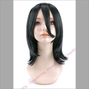 コスペディアウィッグ シルキーミディアム グリーンブラック