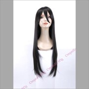 コスペディアウィッグ ロングストレート 80cm ナチュラルブラック