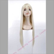 コスペディアウィッグ ロングストレート 80cm リッチゴールド