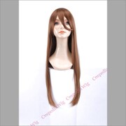 コスペディアウィッグ ロングストレート 80cm キャラメルブラウン