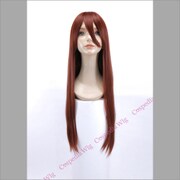 コスペディアウィッグ ロングストレート 80cm チョコレートレンガ
