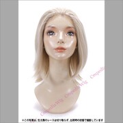 コスペディアウィッグ フロントレース シャンパンゴールド