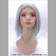 コスペディアウィッグ フロントレース シルバー