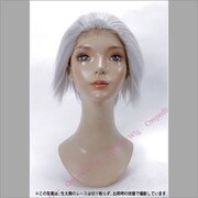 コスペディアウィッグ ショートフロントレース シルバー