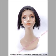 コスペディアウィッグ ショートフロントレース バイオレットブラック