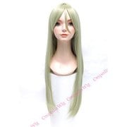 コスペディアウィッグ ロングストレート 80cm グリーンティー