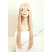コスペディアウィッグ ロングストレート 80cm ピンクゴールド