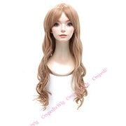 コスペディアウィッグ ロングウェーブ マロン
