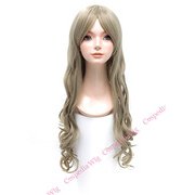 コスペディアウィッグ ロングウェーブ モスグリーン
