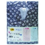 大衛 アメジスト ガーゼ寝巻 紳士用 LLサイズ 1枚入