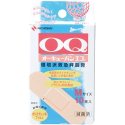 ニチバン 救急絆創膏 オーキューバン エコ Mサイズ 21mm×70mm 10枚 OQE10M