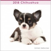 2018年 ミニカレンダー チワワ [壁掛けカレンダー]