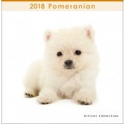 2018年 ミニカレンダー ポメラニアン [壁掛けカレンダー]