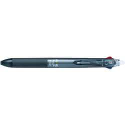 2色ボールペン フリクションボール2 0.38mm 超極細 インク色：黒/赤 グレー軸 LKFB-40UF-GY