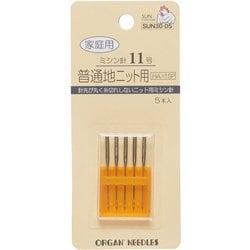 ニット用ミシン針 5本入 普通地ニット用 HA×1 SP 11号 GFSUN30-05