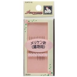 メリケン針 長短9号 10本 薄地用 GFSUN70-58