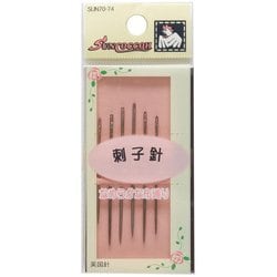 刺し子針 6本 4サイズ GFSUN70-74