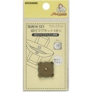 GFSUN14-121 [縫付マグネット 18mm アンティックゴールド]