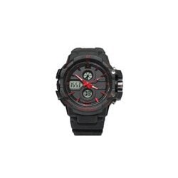 アナログ・デジタルウォッチ SPORT-F BK＆RD メンズ ADWW16036-3