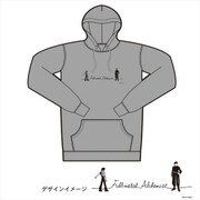 サンリオ×鋼の錬金術師 パーカー エド＆マスタング グレーL [キャラクターグッズ]