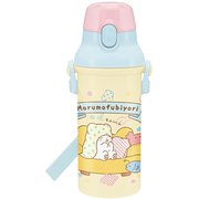 キャラクターグッズ PSB5SAN 食洗機対応 直飲みプラワンタッチボトル 480ml まるもふびより